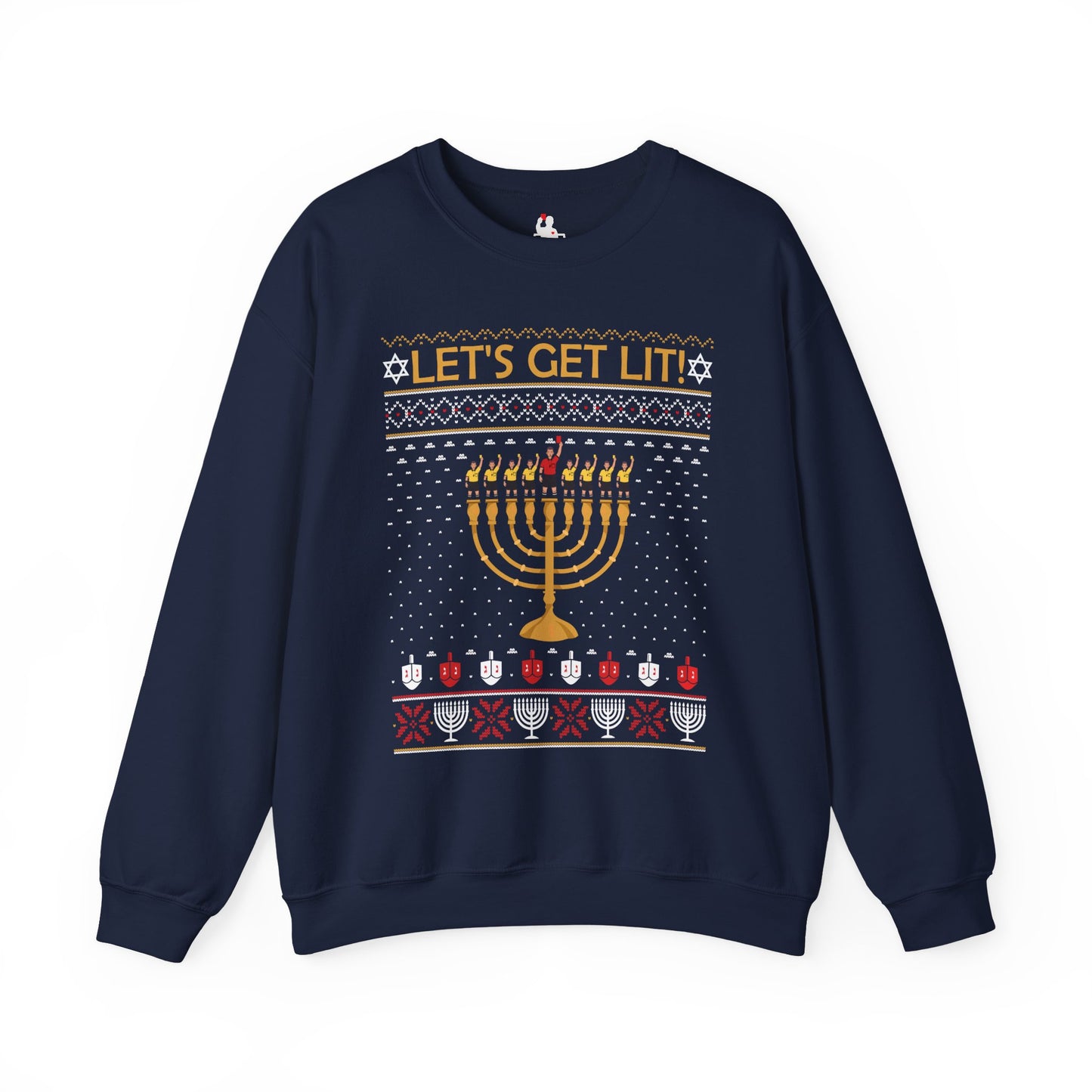 Holiday 'Let's Get Lit' Hanukkah Sweatshirt