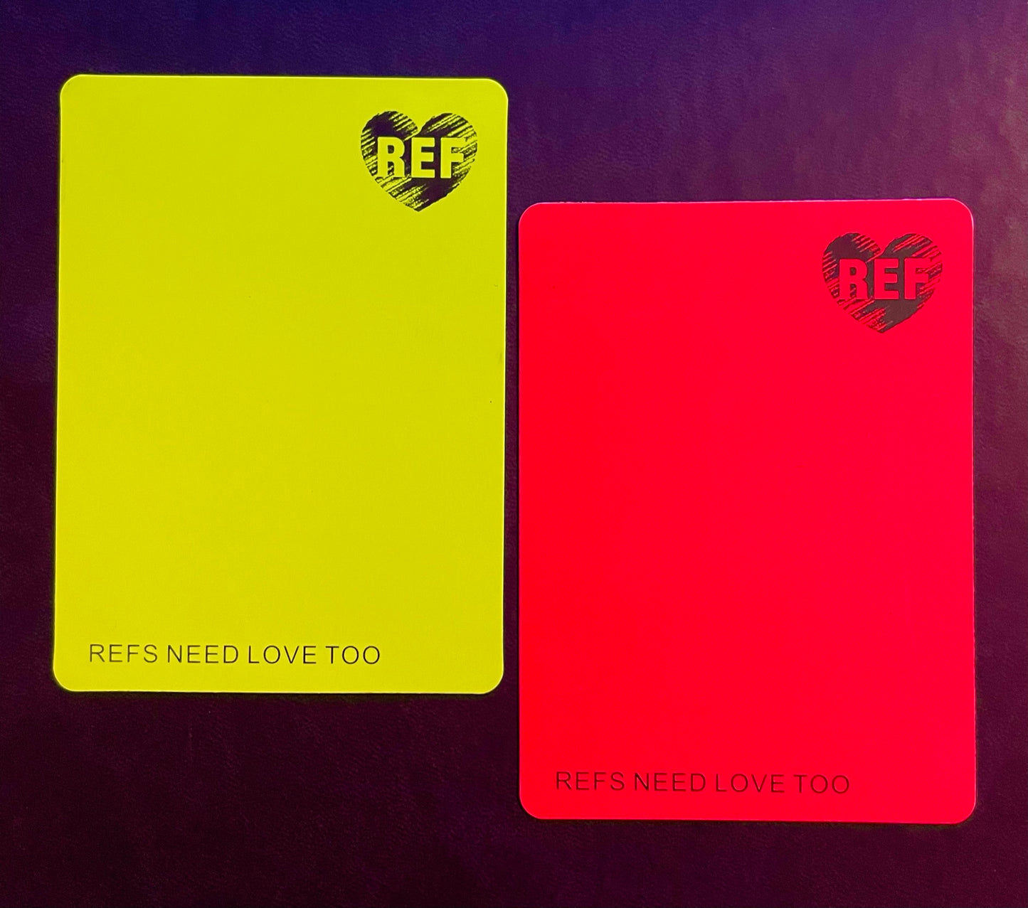 Red & Yellow Cards with Pre-Game Checklist included!
