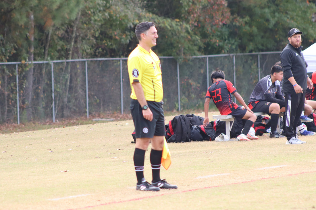 Enjoying life on the pitch as a referee