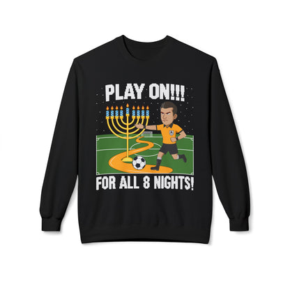 Holiday 'Play On!' Hannukah Soccer Referee Sweatshirt