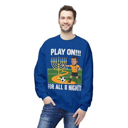 Holiday 'Play On!' Hannukah Soccer Referee Sweatshirt