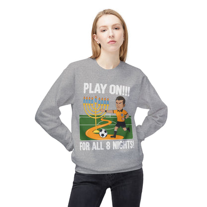 Holiday 'Play On!' Hannukah Soccer Referee Sweatshirt