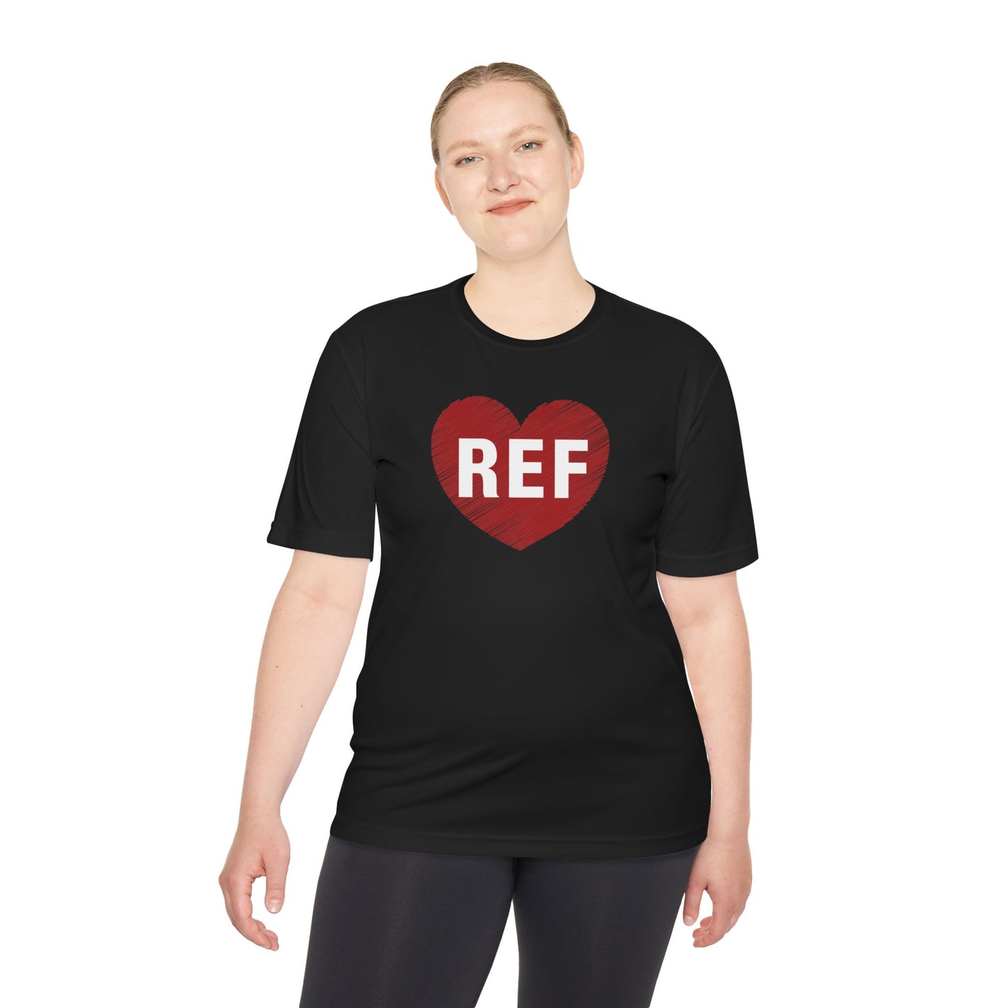 REF Heart Performance Underlayer — Soccer Referee Appreciation Shirt