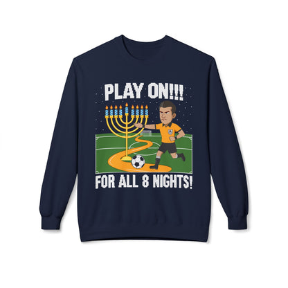 Holiday 'Play On!' Hannukah Soccer Referee Sweatshirt