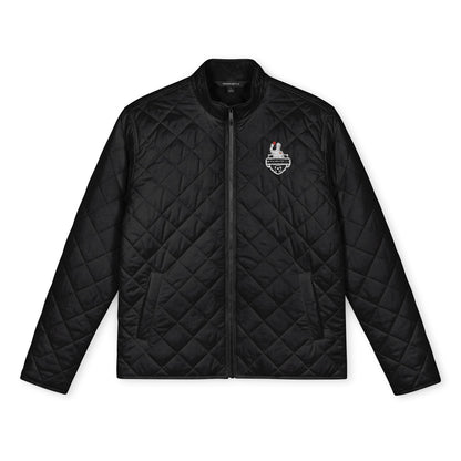 Embroidered Quilted Full-Zip Jacket