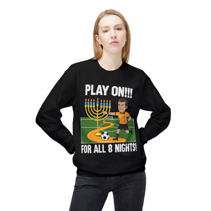 Holiday 'Play On!' Hannukah Soccer Referee Sweatshirt