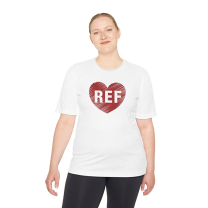 REF Heart Performance Underlayer — Soccer Referee Appreciation Shirt
