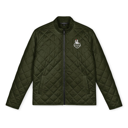 Embroidered Quilted Full-Zip Jacket