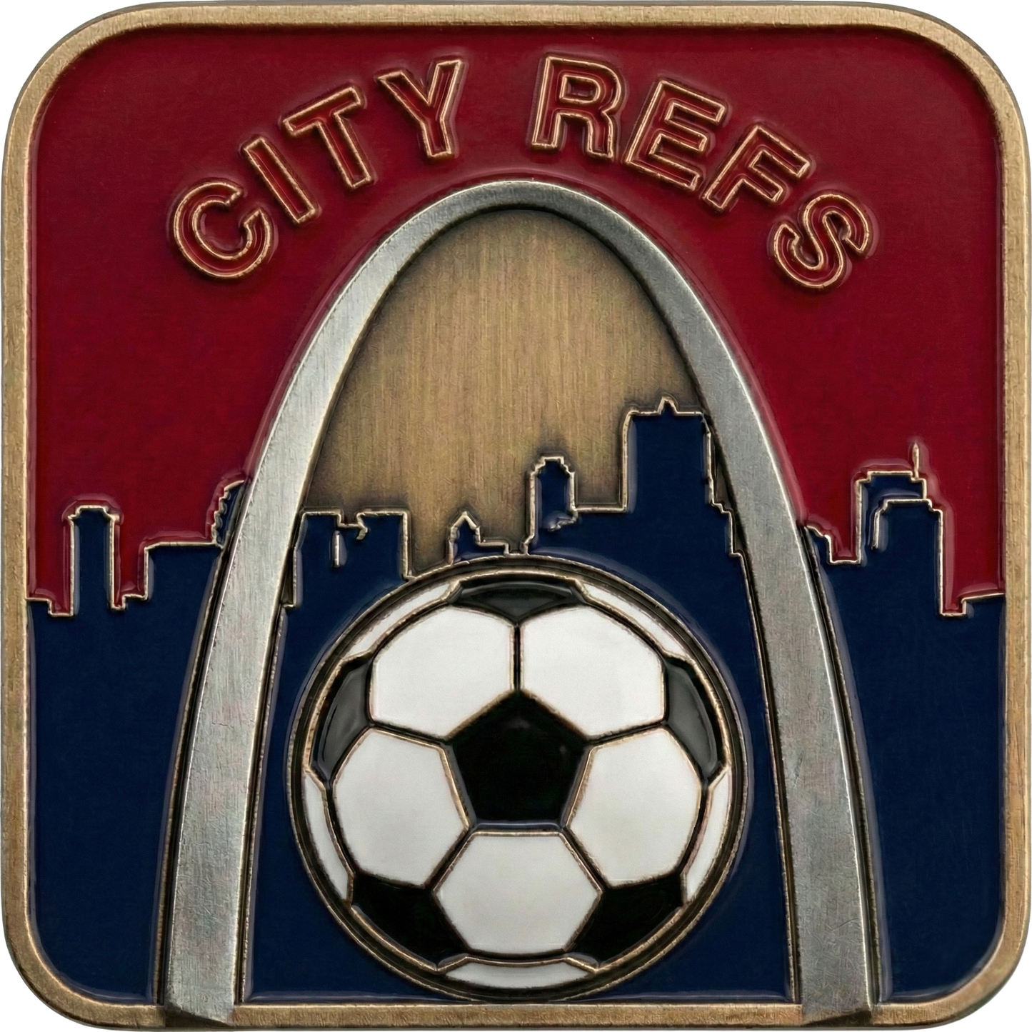 Custom Tournament and Referee Association Coins