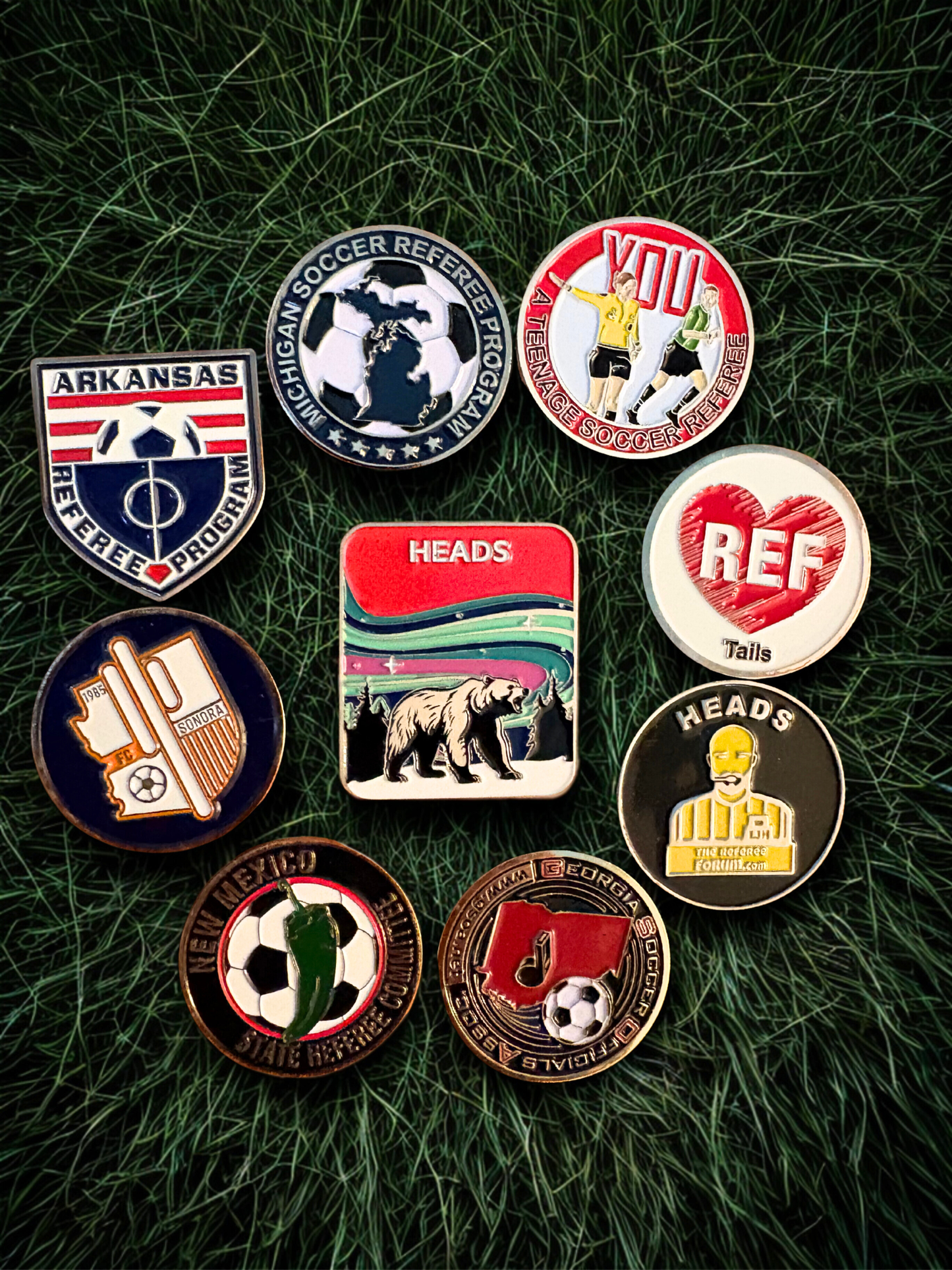 Custom Tournament and Referee Association Coins