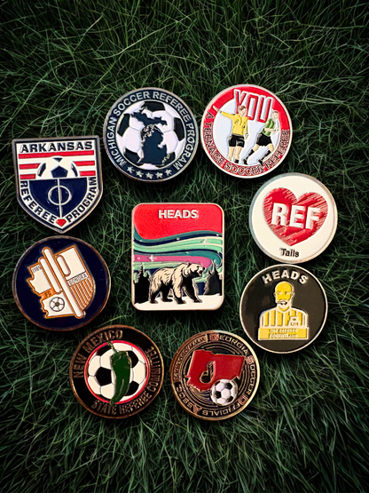 Custom Tournament and Referee Association Coins