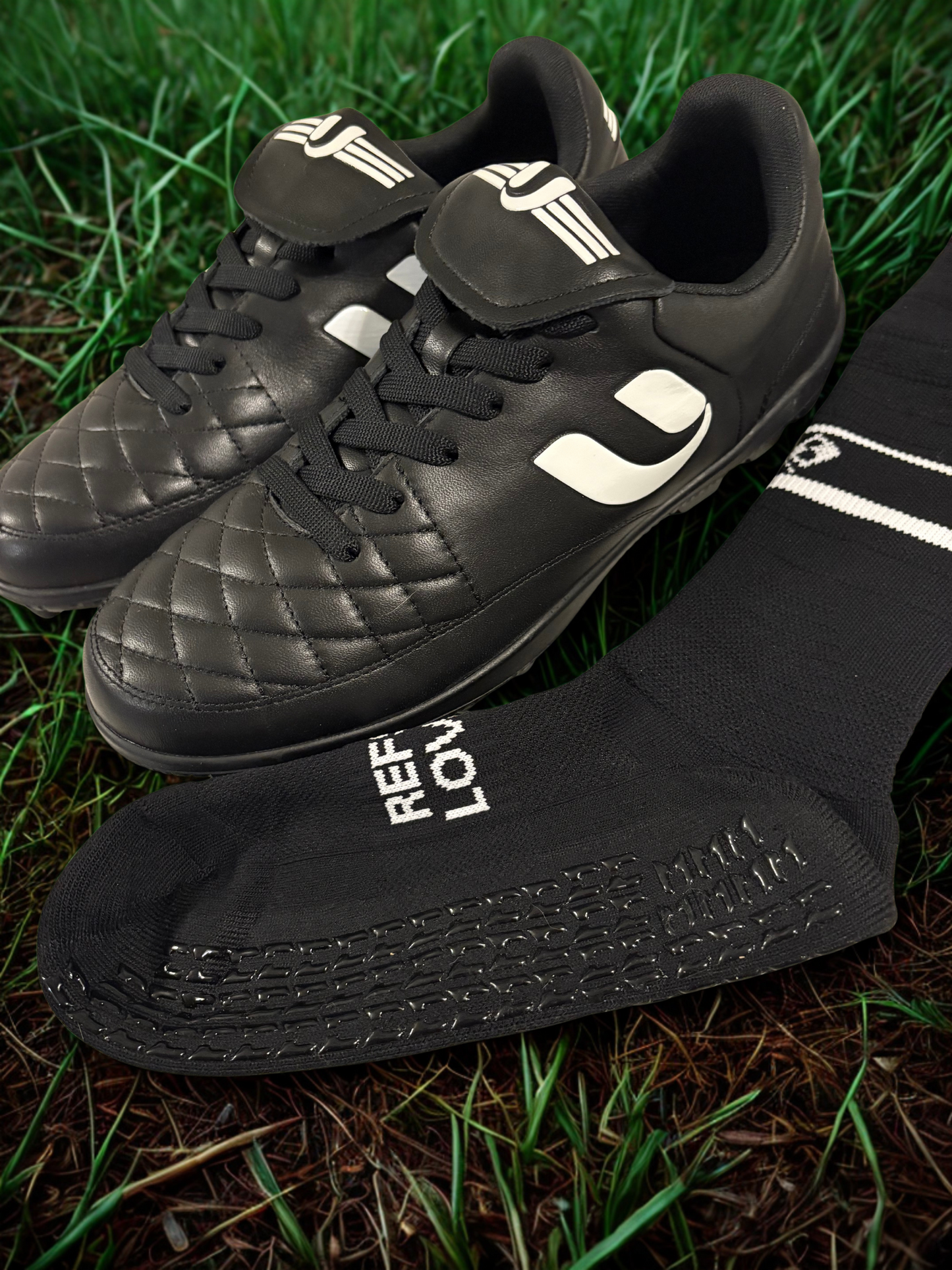 Pro-Grip Performance Referee Socks (USSF 2-Stripe Edition)