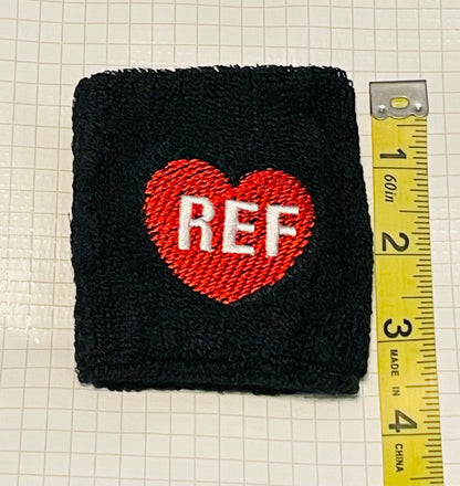 REF LOVE! Wrist Sweatband 2-Pack
