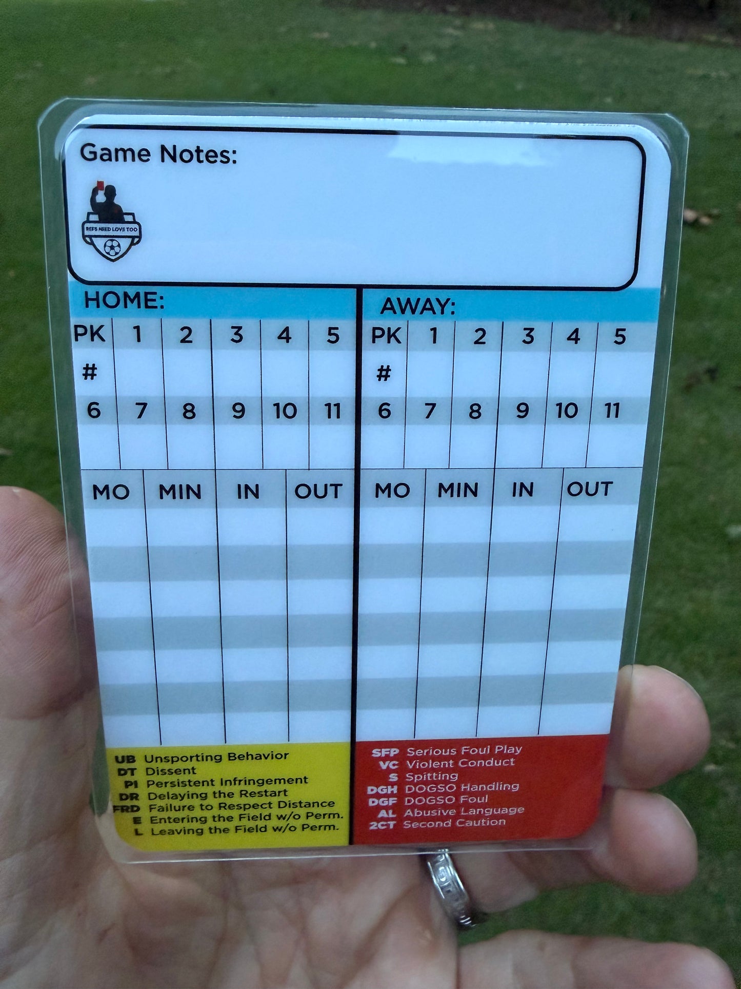 Pro Ref Scorecards Gen 3 (Set of 2)