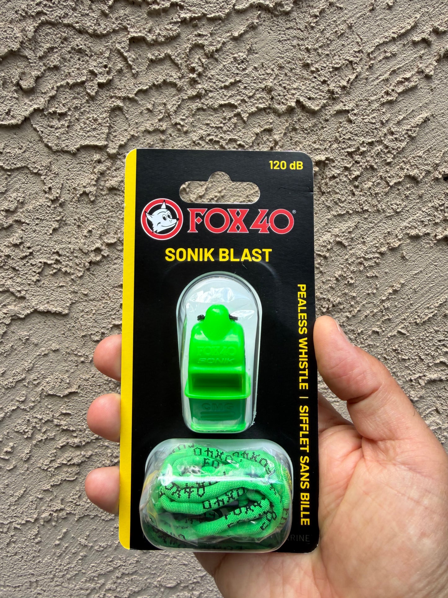 Fox 40 Sonik Blast CMG Whistle | Benefiting US Center for Mental Health in Sport