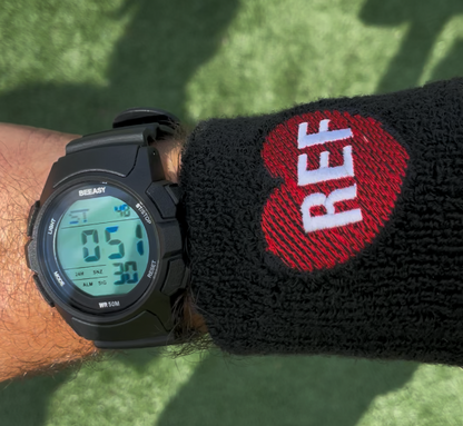 REF LOVE! Wrist Sweatband 2-Pack