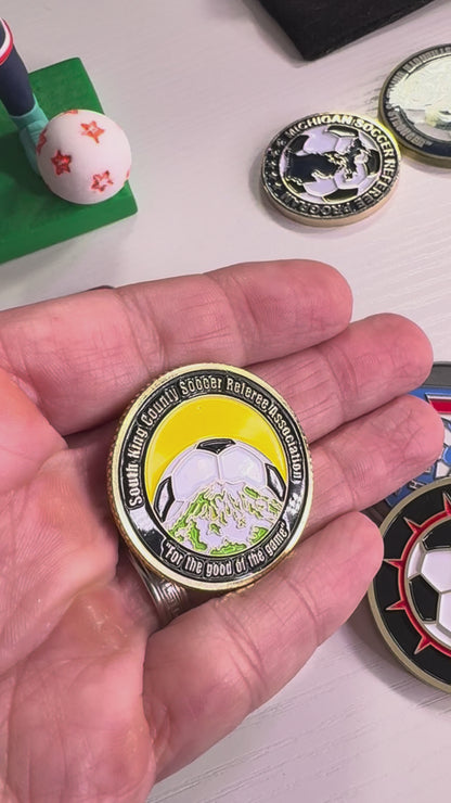 Custom Tournament and Referee Association Coins