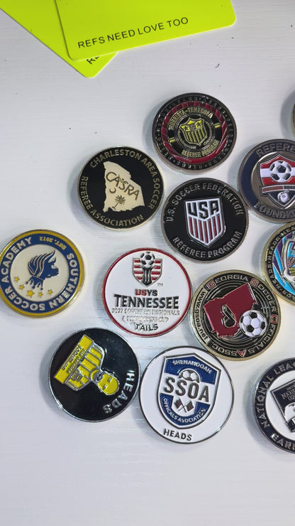 Custom Tournament and Referee Association Coins
