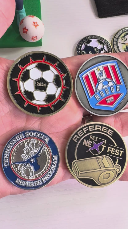 Custom Tournament and Referee Association Coins